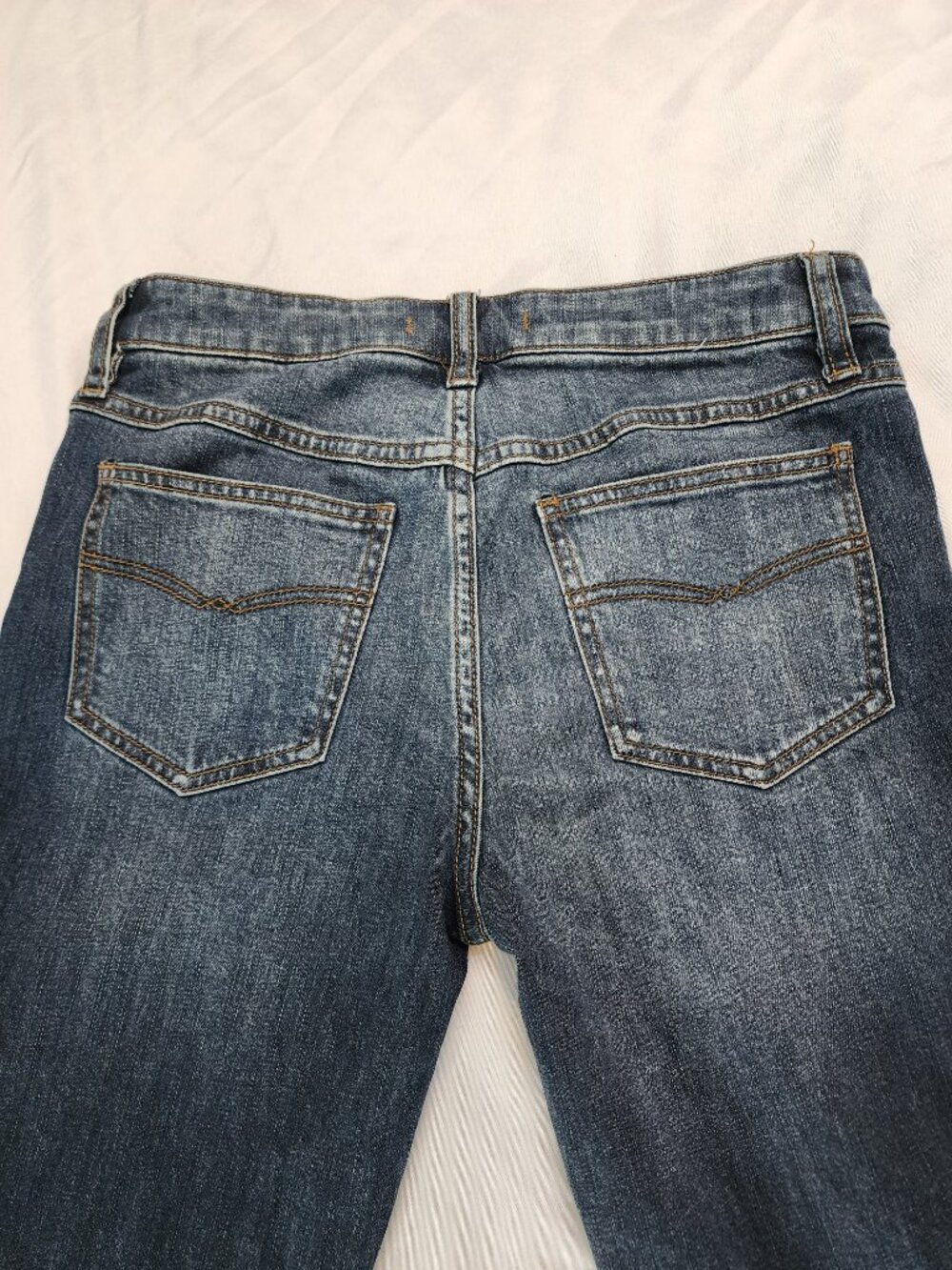 Free People Cropped Slim Skinny Jeans Size 26 Medium Wash Stretch Denim - Picture 4 of 8